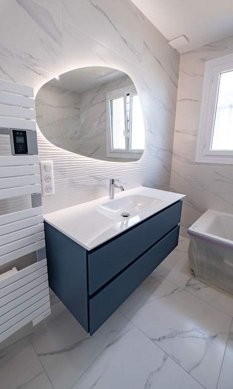 Salle de bains tendance Saint-Michel-sur-Orge