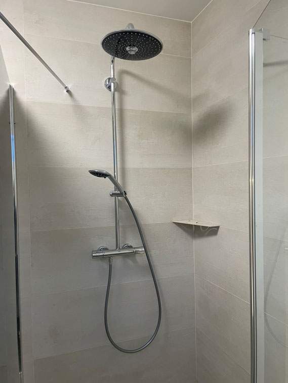 Nouvelle douche
