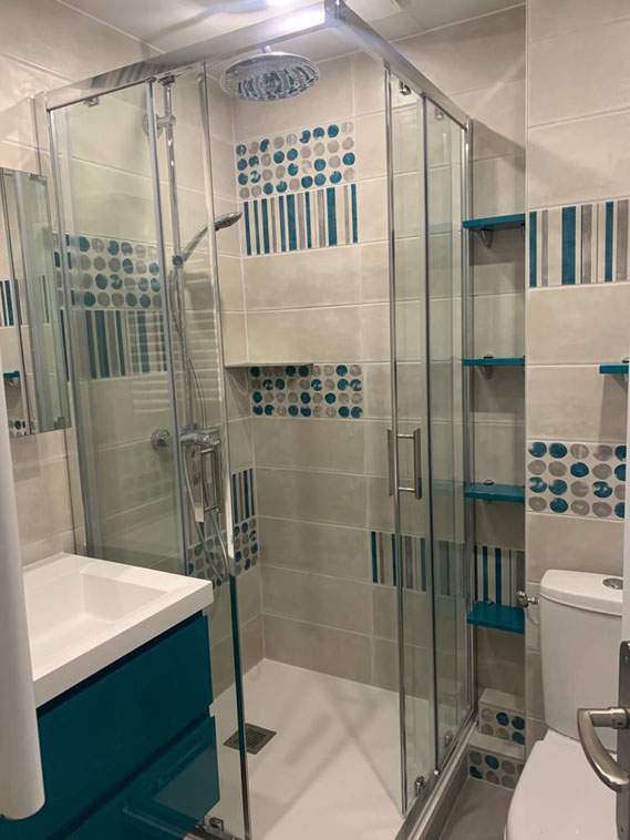 Salle de bains rénovée
