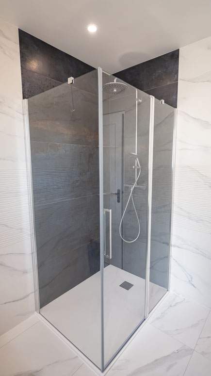 Douche avec paroi en verre Saint-Michel-sur-Orge