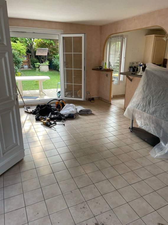 Intérieur avant rénovation