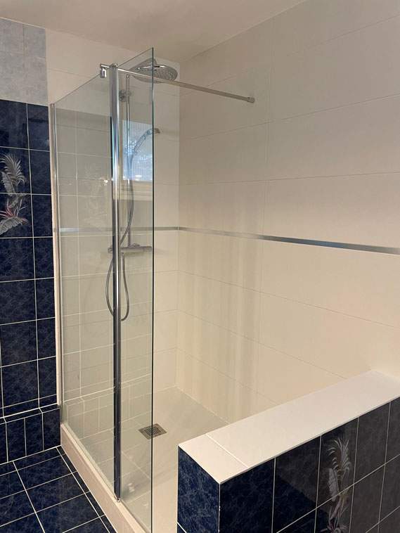Douche à l'italienne