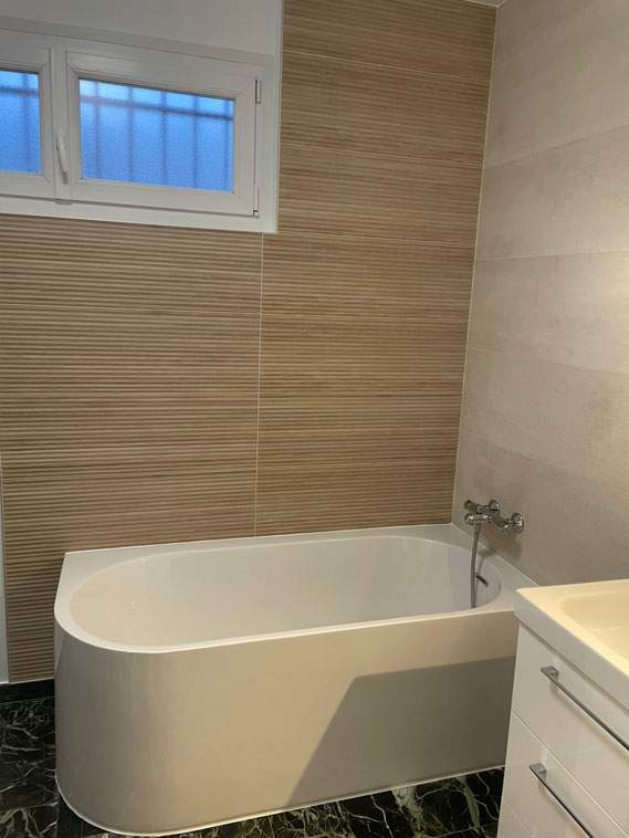 Salle de bains après réfection