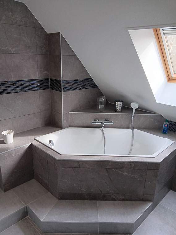 Baignoire après transformation